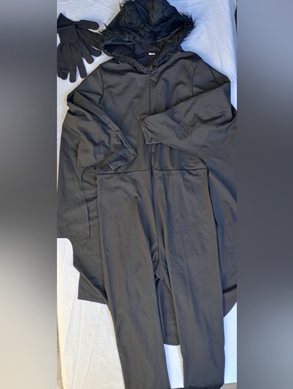 Kids Black Bat Costume Bodysuit Halloween Party Goth Fantasy Cosplay Whimsy 10